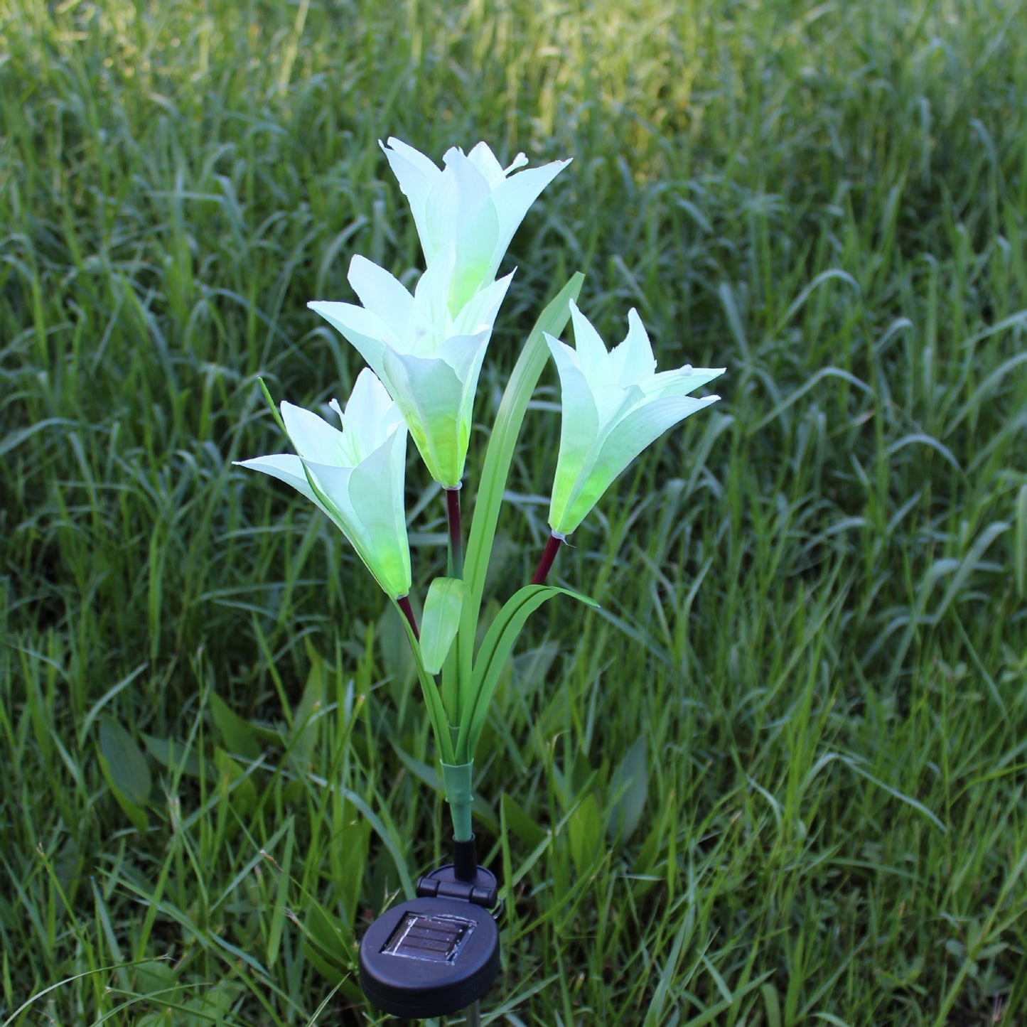 Solar Lily Colorful LED Artificial Lantern