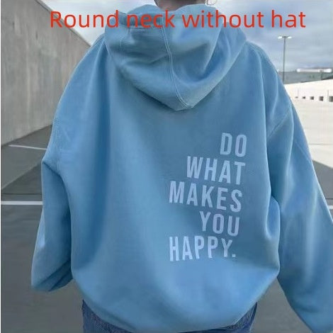 Do What Makes You Happy Sweatshirt Large Sweater