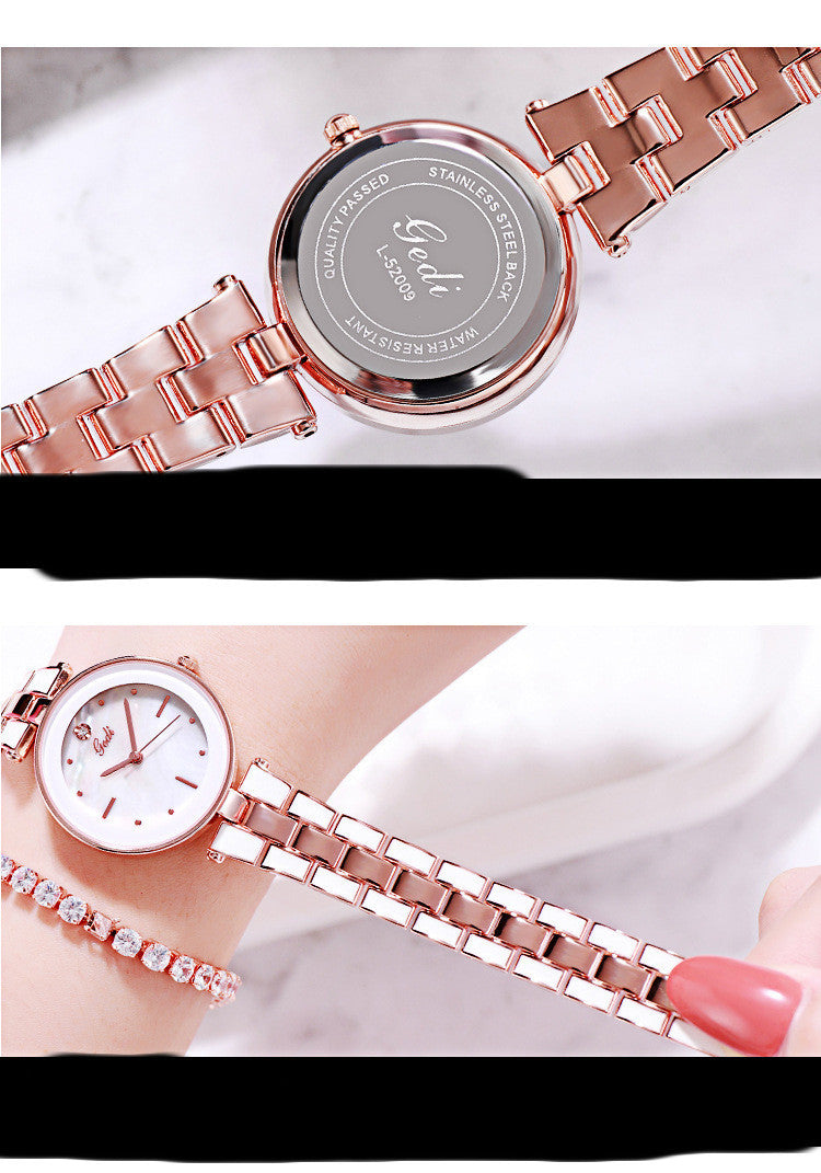 Ladies Watch Korean Style Trendy Student White Quartz