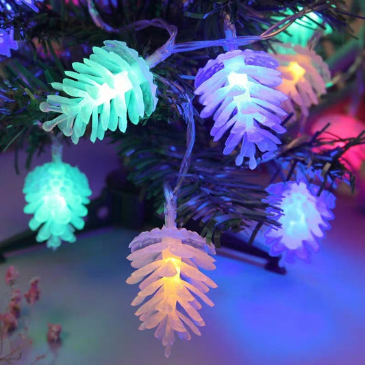 LED Simulation Transparent Pine Nut Light String