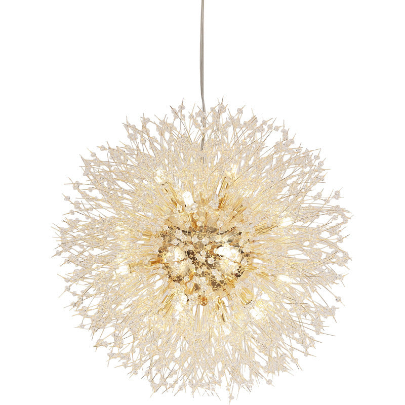 Dandelion Crystal Chandelier Restaurant Bedroom Clothing Shop Lighting