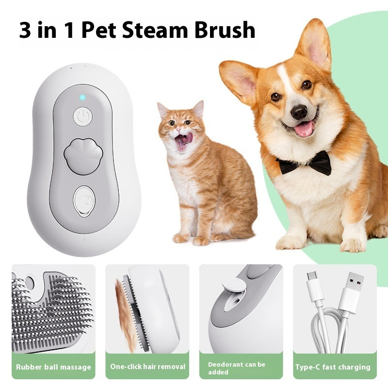 Pet Spray Cat Cleaning Massage Comb Hair Device