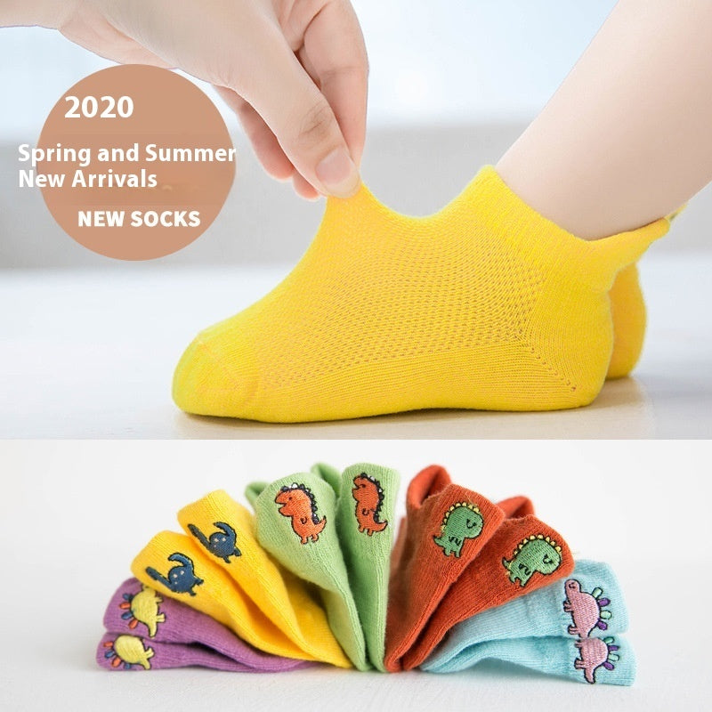 Summer Children's Socks Cotton Mesh Stockings Thin