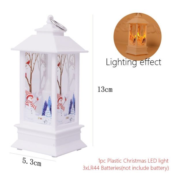 Christmas Lantern LED Electronic Candle Table Lamp Night Light For The Elderly