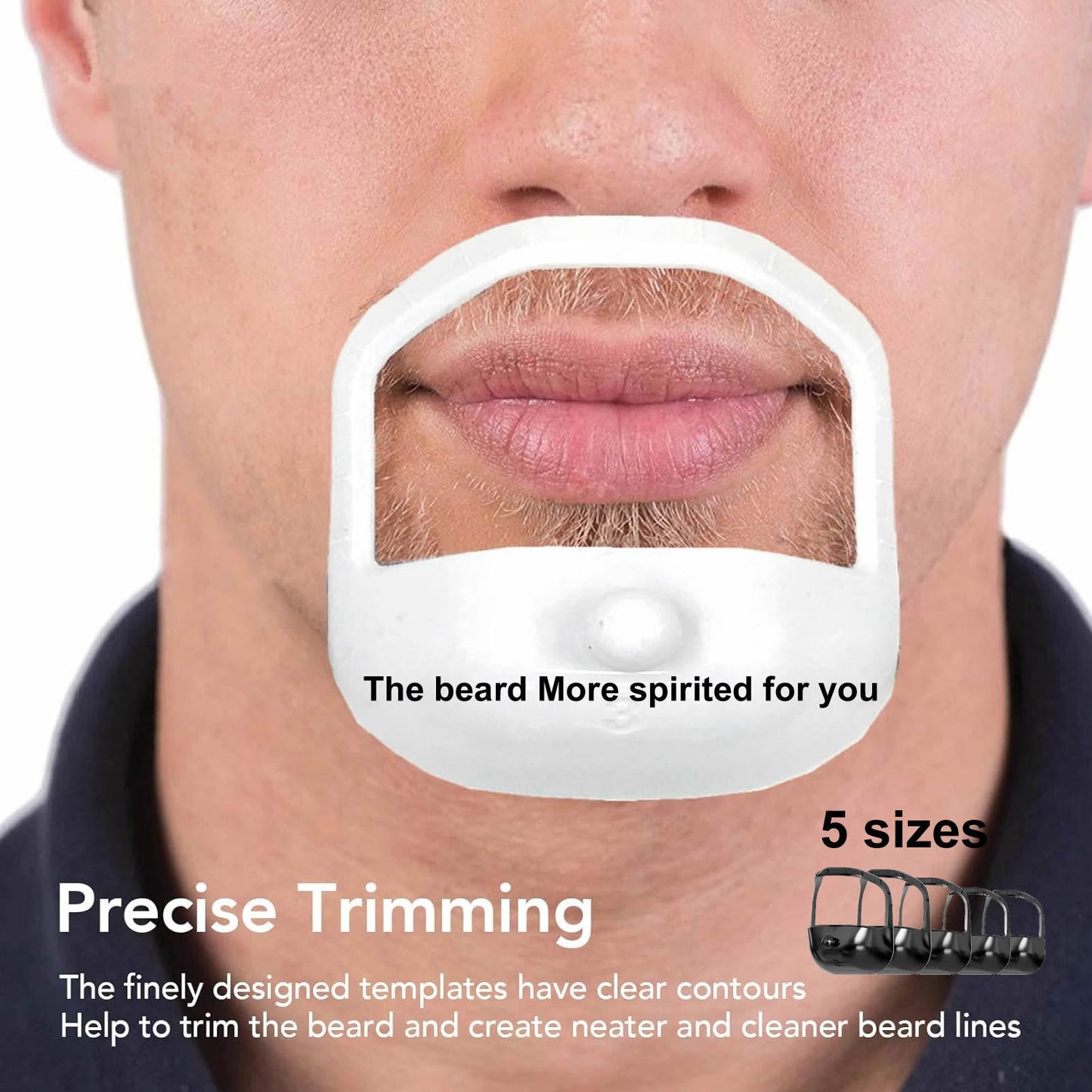 Beard Modeling Template 5-piece Beard Guide