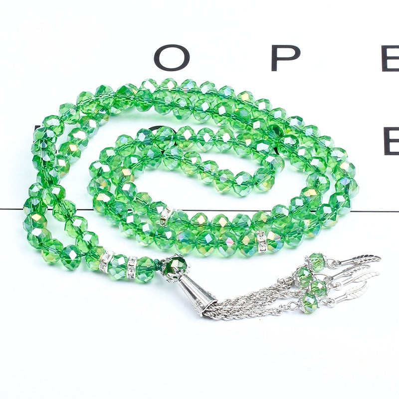 Cut Crystal 99 PCs Rosary Bracelet