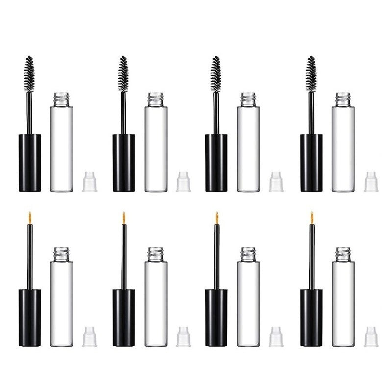 Suit 10ml Mascara Tube Transparent Eyeliner Bottle False Eyelashes Glue Bottle Makeup Storage Bottle