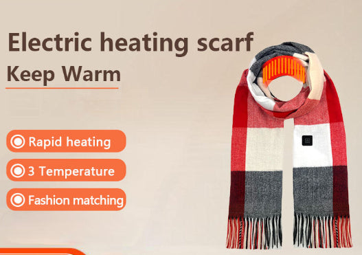 Thermal Multifunctional Electric Heating Scarf Women's Shawl Charging Heating